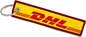 Индивидуальный дизайн логотипа Летный экипаж DHL Вышитый брелок из тканого брелка