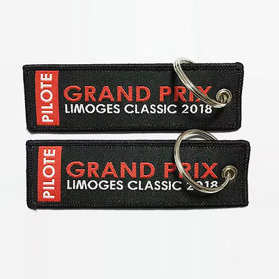Custom Car Logo Custom Woven Keychain с приемлемым OEM/ODM