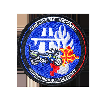 Модный дизайн Custom Logo Embroidery Patches с крючком и петлей