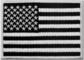 Тактический утюг США Соединенных Штатов Америки заплаты американского флага вышитый военный дальше шьет на эмблеме - белой &amp; черной