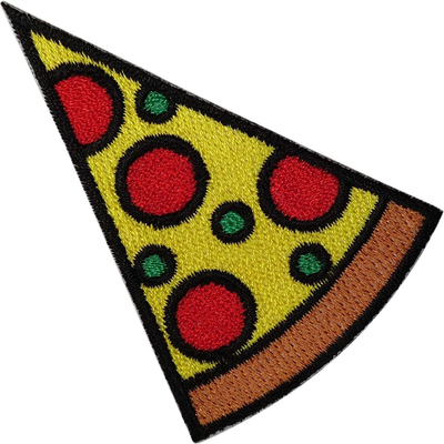 Джинсы пиццы вышили утюгу Applique вышивки значка/шьют на одеждах/сумке