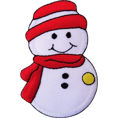 Утюг заплаты снеговика рождества вышитый таможней/шить на значке Апплике украшения СМАС