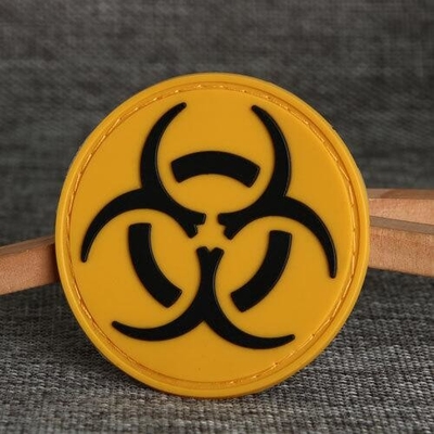 резиновый PVC 3D латает тактик ядерной радиации Biohazard предупреждая