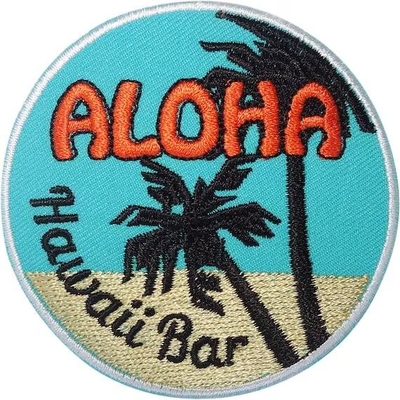 Утюг Адвокатуры Гаваи шьет на значке пальм одежд заплаты гавайским вышитом пляжем