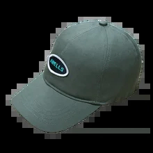 Высокопрофильная короновая вышитая логотипная шапка с хлопковой поясной лентой