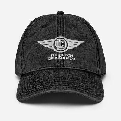 По заказам вышитая логотипная шляпа с дизайном и тканью Винтажный хлопчатобумажный твилл Классическая бейсбольная шапка