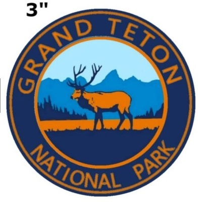 Большой национальный парк Teton вышил утюгу заплаты на/шьет на затыловке