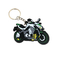 логотип мотоцикла 3D резиновый ключевой цепной изготовленный на заказ для подарка продвижения