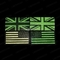 Тактические нашивки Camo UK Union Jack IR Patch Reflective Morale Flag