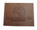 Печать ODM настраиваемых кожаных этикеток