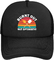 6 глазков вышитый логотип шляпа хлопчатобумажная шапка черная идеально подходит для фирменного брендинга
