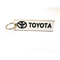 Toyota Custom Keychain Вышивка Двухсторонний подарок для автомобиля Вышивка логотипа