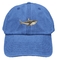 Логотип цвет бейсбольная шапка с большой белой акулой вышитая шапка с логотипом