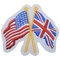 Зашейте на заплате США Applique Великобритании и соединенном GB значке 3,25&quot; Великобритании